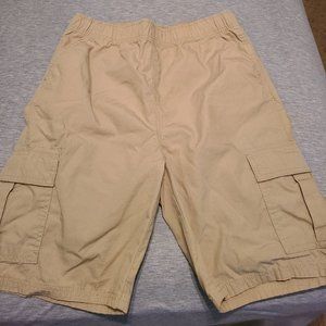 Tan cargo shorts